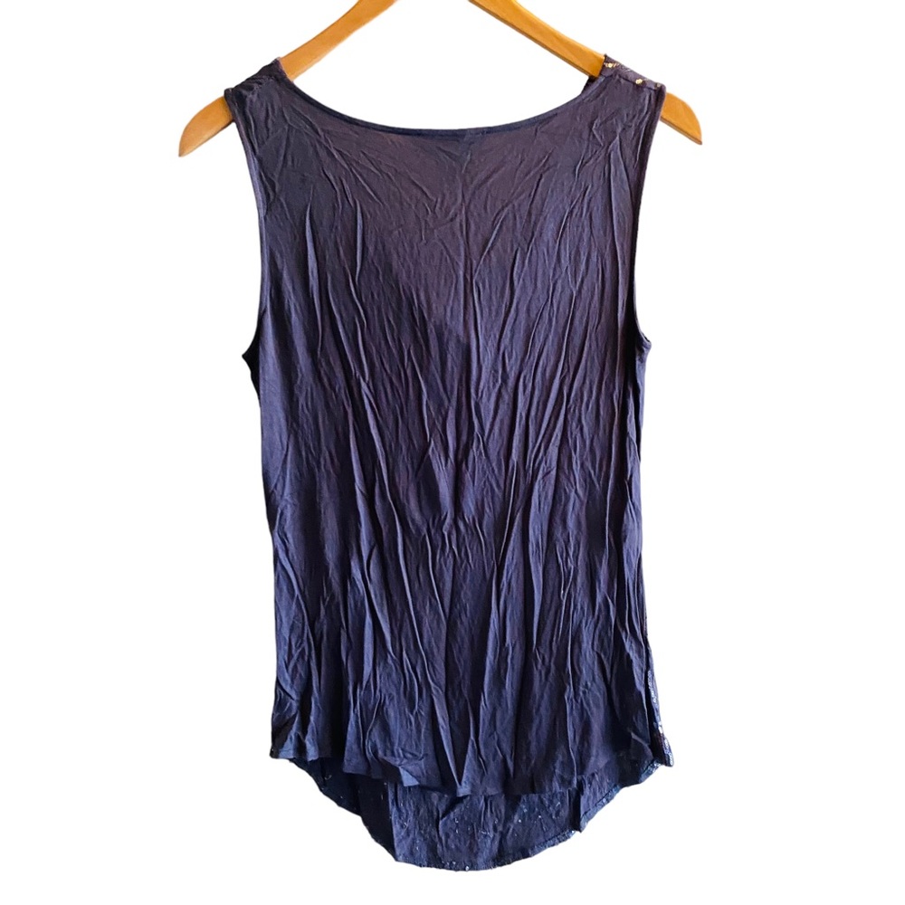 ⭐️ VICTOR Gray Sequin Tank Top - Picture 2 of 5